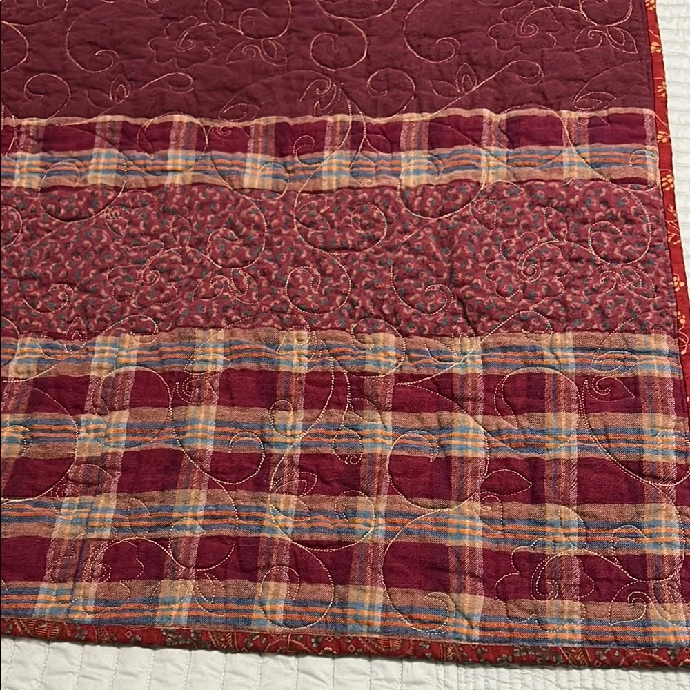 Patchwork Quilt with Star Pattern - Multicolor - Picture 9 of 11